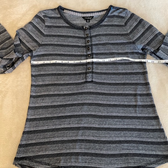Lucky Brand Soft Ikat Henley - Size XL - Picture 7 of 10